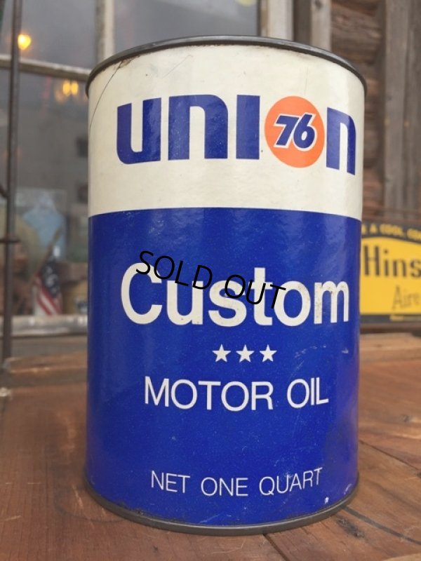 画像1: SALE！ Vintage UNION76 1 Quart Motor Oil Can (DJ885) 