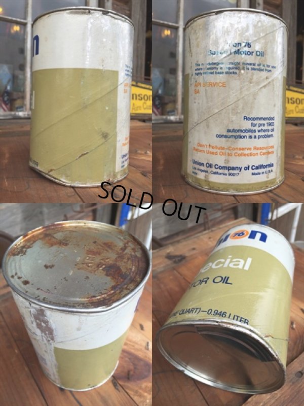 画像2: SALE！ Vintage UNION76 1 Quart Motor Oil Can (DJ886) 
