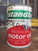 SALE！ Vintage Standby 1 Quart Motor Oil Can (DJ882) 