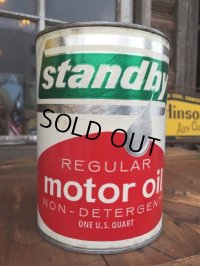 SALE！ Vintage Standby 1 Quart Motor Oil Can (DJ882) 