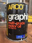 画像1: SALE！ Vintage Arco 1 Quart Motor Oil Can (DJ884)  (1)