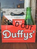 Vintage Soda 6-Pac bottles Cardboard carrying case / Duffy's (DJ917)