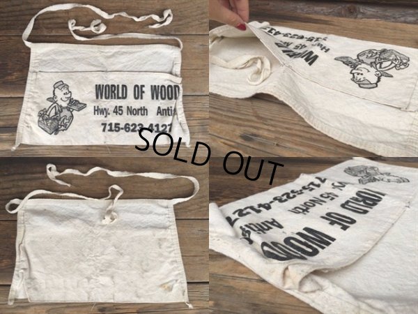 画像2: Vintage Carpenter Nail Apron / WORLD OF WOOD (DJ967)