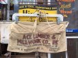 画像1: Vintage Carpenter Nail Apron / ACE LUMBER & MILLWORK (DJ968) (1)