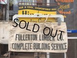 Vintage Carpenter Nail Apron / FULLERTON LUMBER (DJ974)