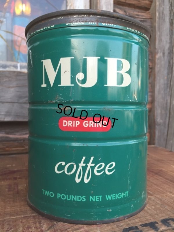 画像1: Vintage MJB Coffee Can 17cm (DJ988）