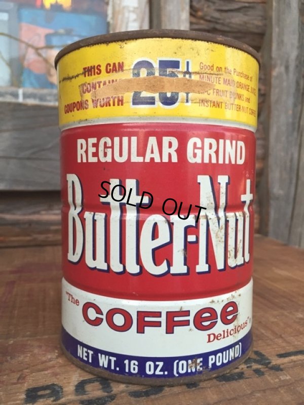 画像1: Vintage Butter Nut Coffee Can (DJ985）