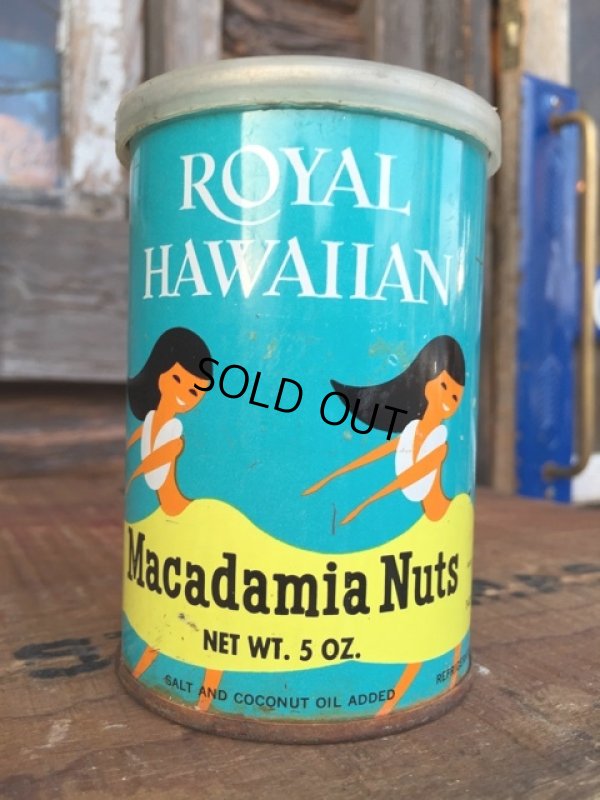 画像1: Vintage Royal Hawaiian Macadamia Nuts Can (DJ984）