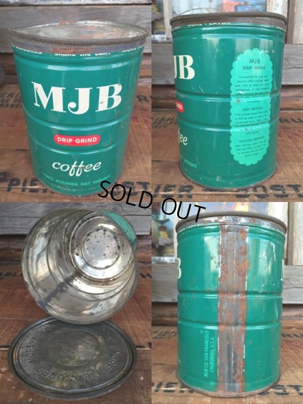 画像2: Vintage MJB Coffee Can 17cm (DJ988）