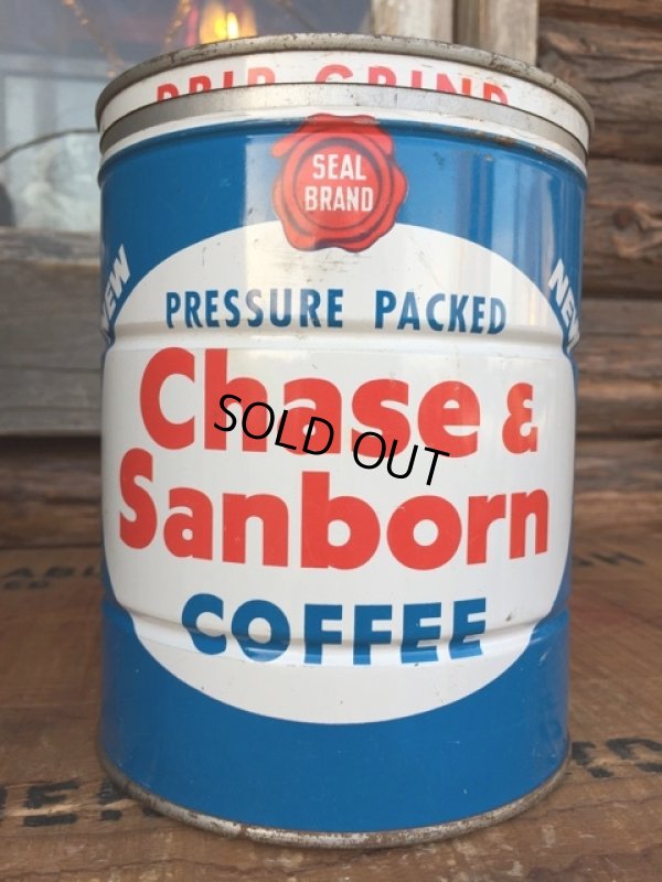 画像1: Vintage Chase & Sandorn Coffee Can (DJ991）