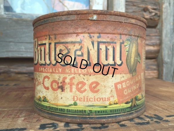 画像1: Vintage Butter Nut Coffee Can (DJ993）