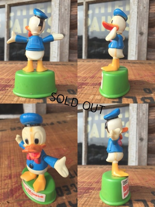 画像2: 70s Vintage Donald Duck Push Puppet (MA01)