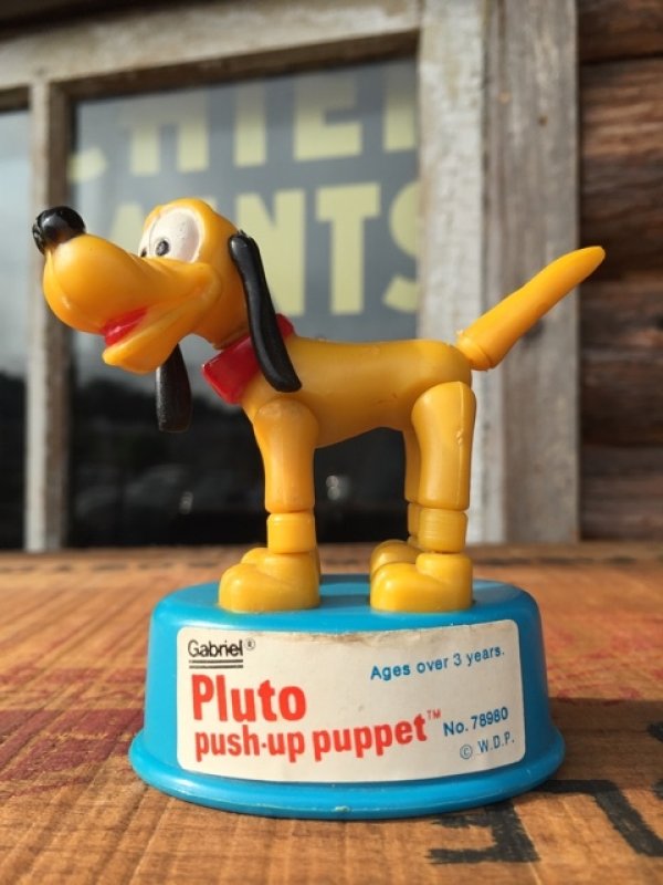 画像1: 70s Vintage Pluto Push Puppet (MA02)