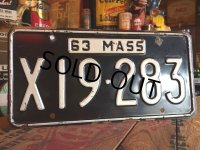 60s Vintage Lisence Plate / X19-283 (MA33)