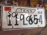 60s Vintage Lisence Plate / 11-L654 (MA37)
