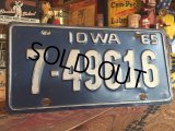 60s Vintage Lisence Plate / 7-49616 (MA32)
