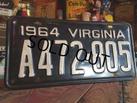 60s Vintage Lisence Plate / A472-805 (MA26)