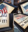 画像2: Vintage Old Glory Poster W/Frame (MA45)  (2)