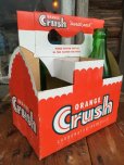 画像1: Vintage Soda 6-Pac bottles Cardboard carrying case / Crush (MA52) (1)
