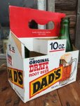 画像1: Vintage Soda 6-Pac bottles Cardboard carrying case / DAD'S (MA54) (1)