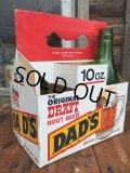 Vintage Soda 6-Pac bottles Cardboard carrying case / DAD'S (MA54)