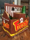 画像1: Vintage Soda 6-Pac bottles Cardboard carrying case / Frostie (MA53) (1)
