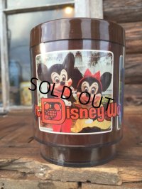 70s Vintage Disney Plastic Mug Cup WDW (MA72)