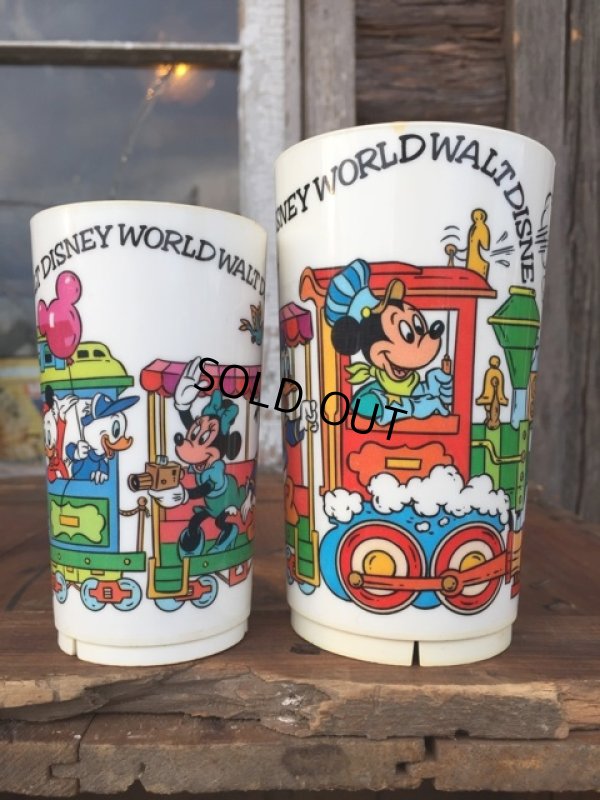 画像1: 70s Vintage Disney Plastic Cup Train L (MA70)