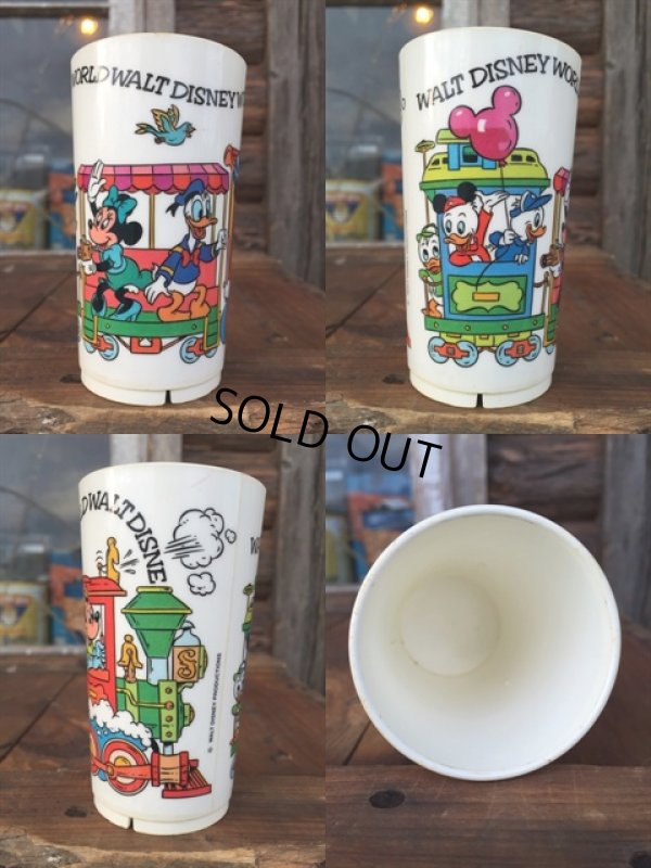 画像2: 70s Vintage Disney Plastic Cup Train S (MA69)