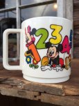 画像1: 70s Vintage Disney Plastic Mug Cup 123 (MA74) (1)