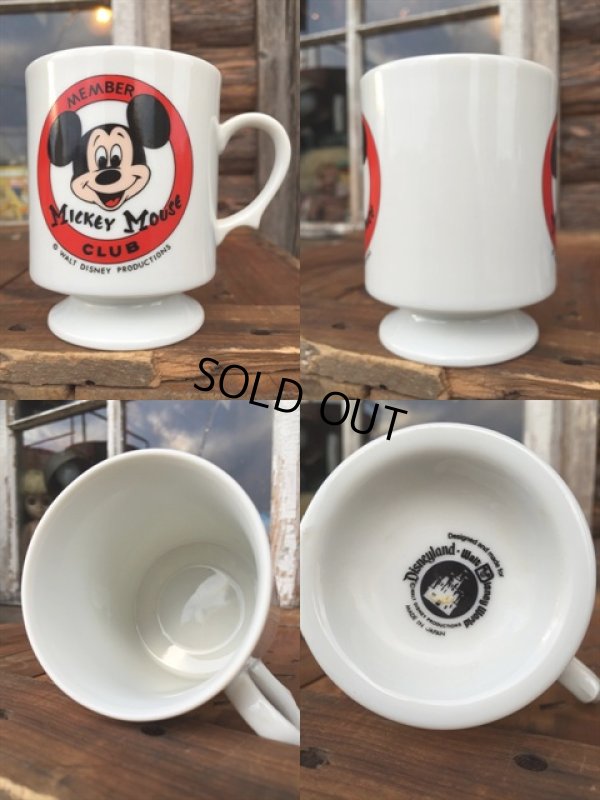 画像2: 70s Vintage Disney Mug Cup Mickey Mouse Club (MA76)