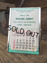 50s Vintage WA Desktop Calendar (MA92) 