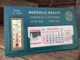 画像1: 60s Vintage AD Calender Nucklls Realty (MA93)  (1)