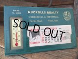 60s Vintage AD Calender Nucklls Realty (MA93) 