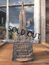 60s Vintage Empire State Building Metal Bank (MA103)