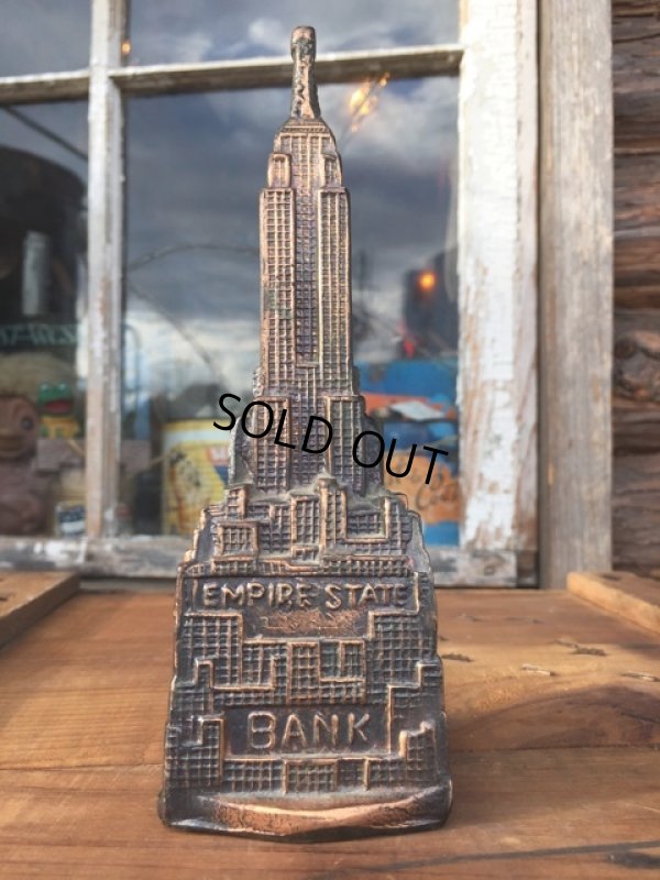 画像1: 60s Vintage Empire State Building Metal Bank (MA103)