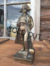 Vintage Napoleon Metal Statue (MA102)