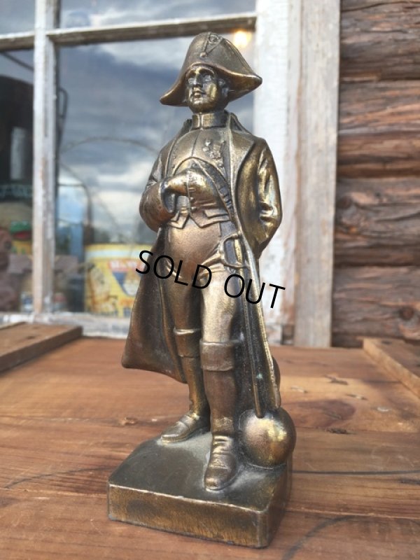 画像1: Vintage Napoleon Metal Statue (MA102)