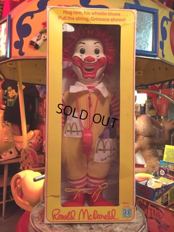 画像1: 70s Vintage Hasbro Ronald McDonald Doll (MA122)