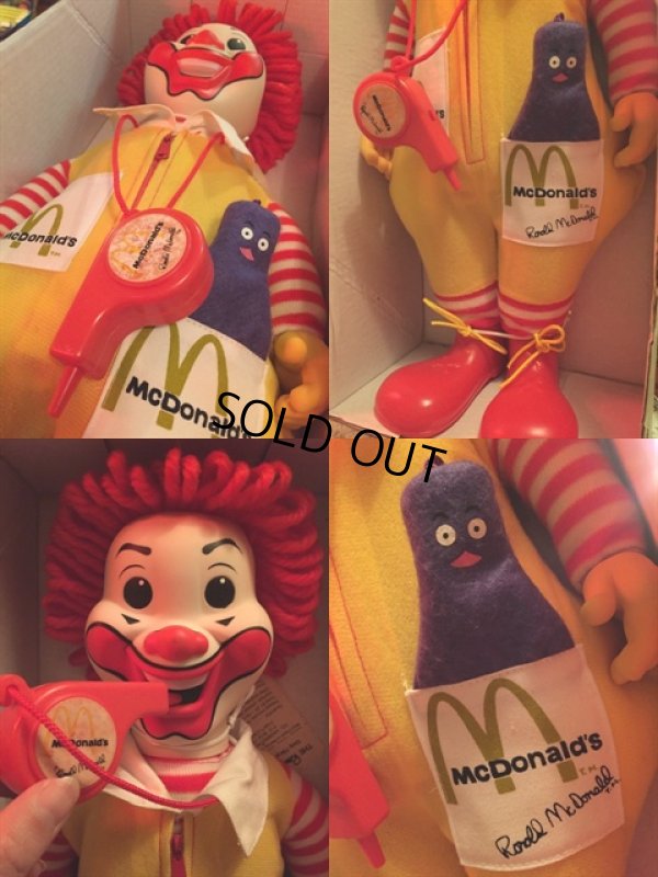 画像2: 70s Vintage Hasbro Ronald McDonald Doll (MA122)