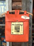 画像1: Vintage Naugahyde Bike Saddlebags Dead Stock (MA132) (1)