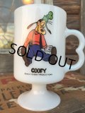 70s Vintage Federal Footed Mug Goofy (MA151)