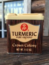 Vintage Crown Colony Spice Can Turmeric (MA150)