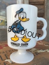 70s Vintage Federal Footed Mug Donald Duck (MA153)