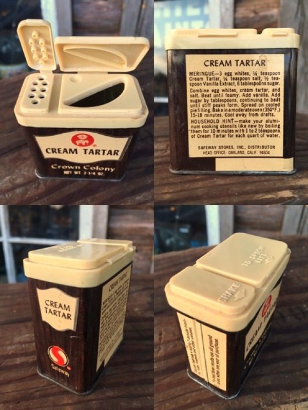 画像2: Vintage Crown Colony Spice Can Cream Tartar (MA148)