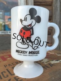 70s Vintage Federal Footed Mug Mickey (MA152)