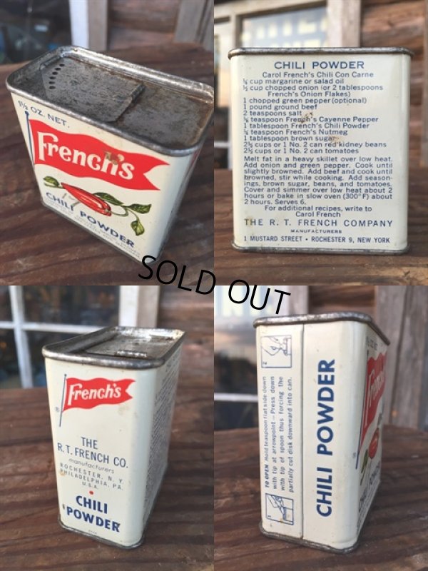 画像2: Vintage French's Spice Can Chili Powder (MA145)