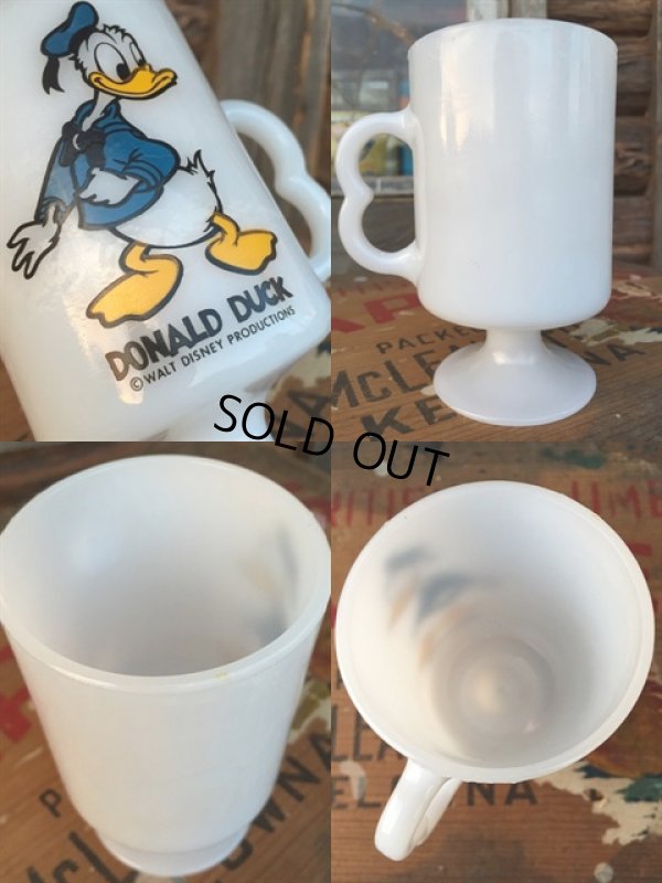 画像2: 70s Vintage Federal Footed Mug Donald Duck (MA153)