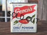 Vintage French's Spice Can Chili Powder (MA145)