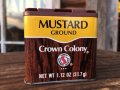 Vintage Crown Colony Spice Can Mustard (MA146)